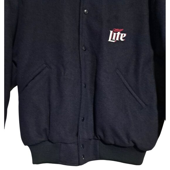 Rare 1999 Miller Lite Super Bowl XXXIII Varsity Jacket Chicago Exclusive Promo A - Picture 3 of 11